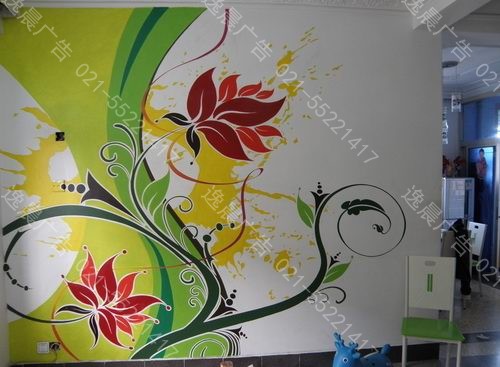 上海牆體彩繪，樓宇牆體彩繪油漆，牆體畫制作